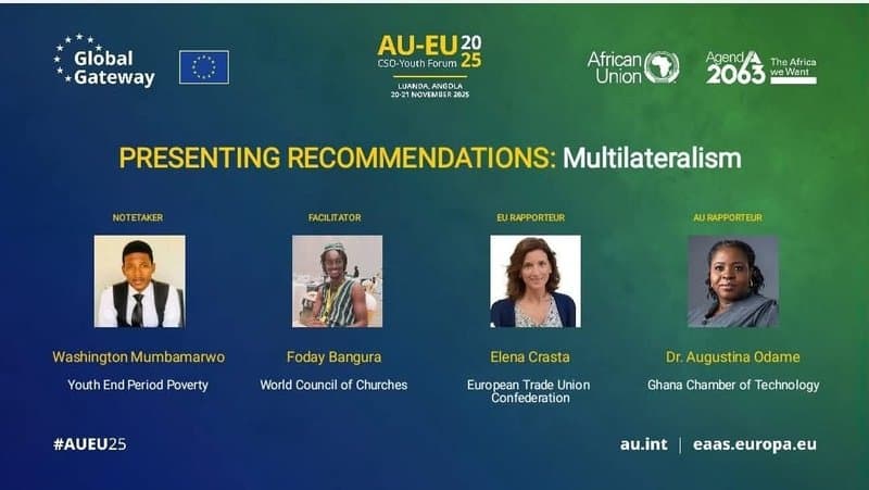 YEPPM Amplifies Grassroots Voices at AU-EU Forum in Angola